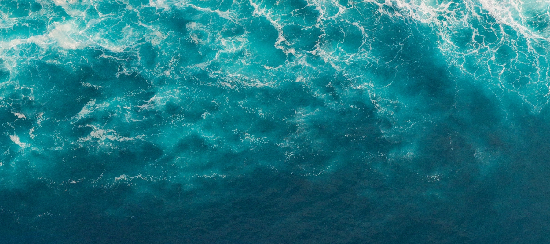 very clear ocean water